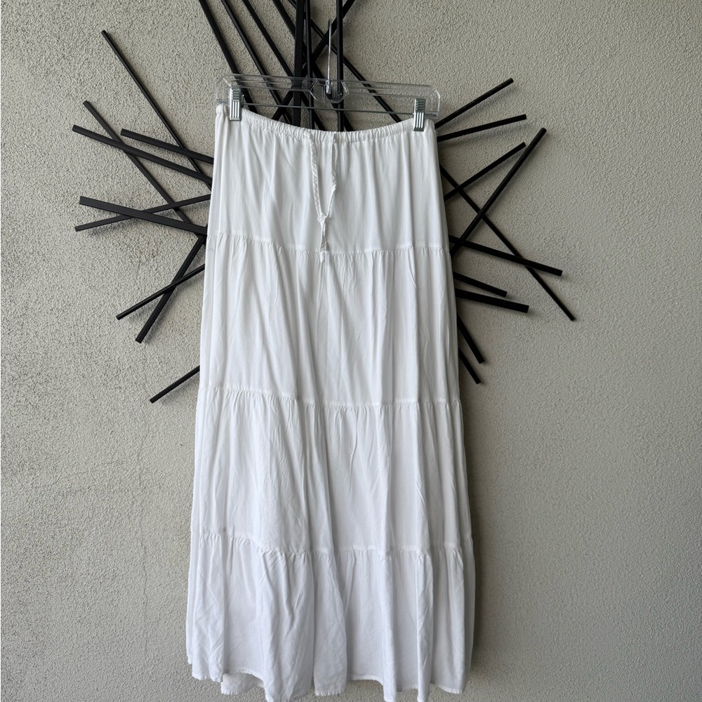 Brandy Melville White Maxi Skirt